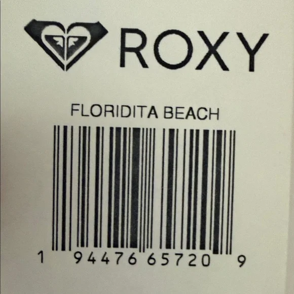 New Roxy Tropical Floral Wide-Leg Pants in Orange and White - Picture 5 of 5